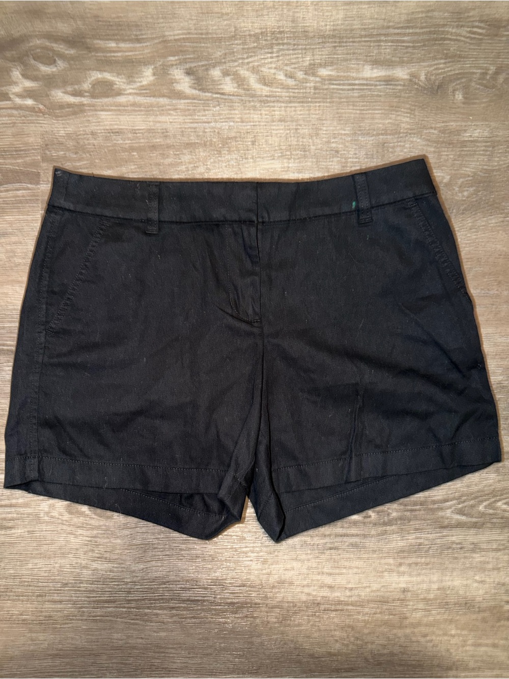 J Crew Womens Black Classic Chino Shorts